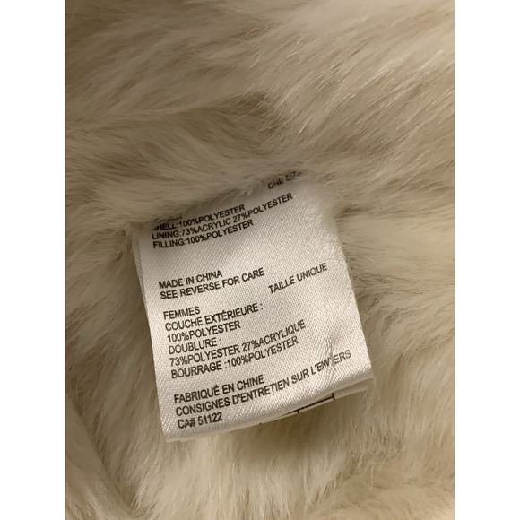 Realtree Snow Camo Trapper Hat White Faux Fur Aviator Bomber Ski Snowboard - Picture 6 of 10